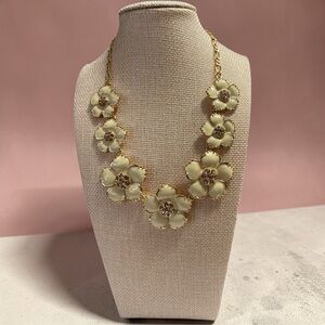 Kate Spade New York Enamel Garden Bib Style Statement Necklace